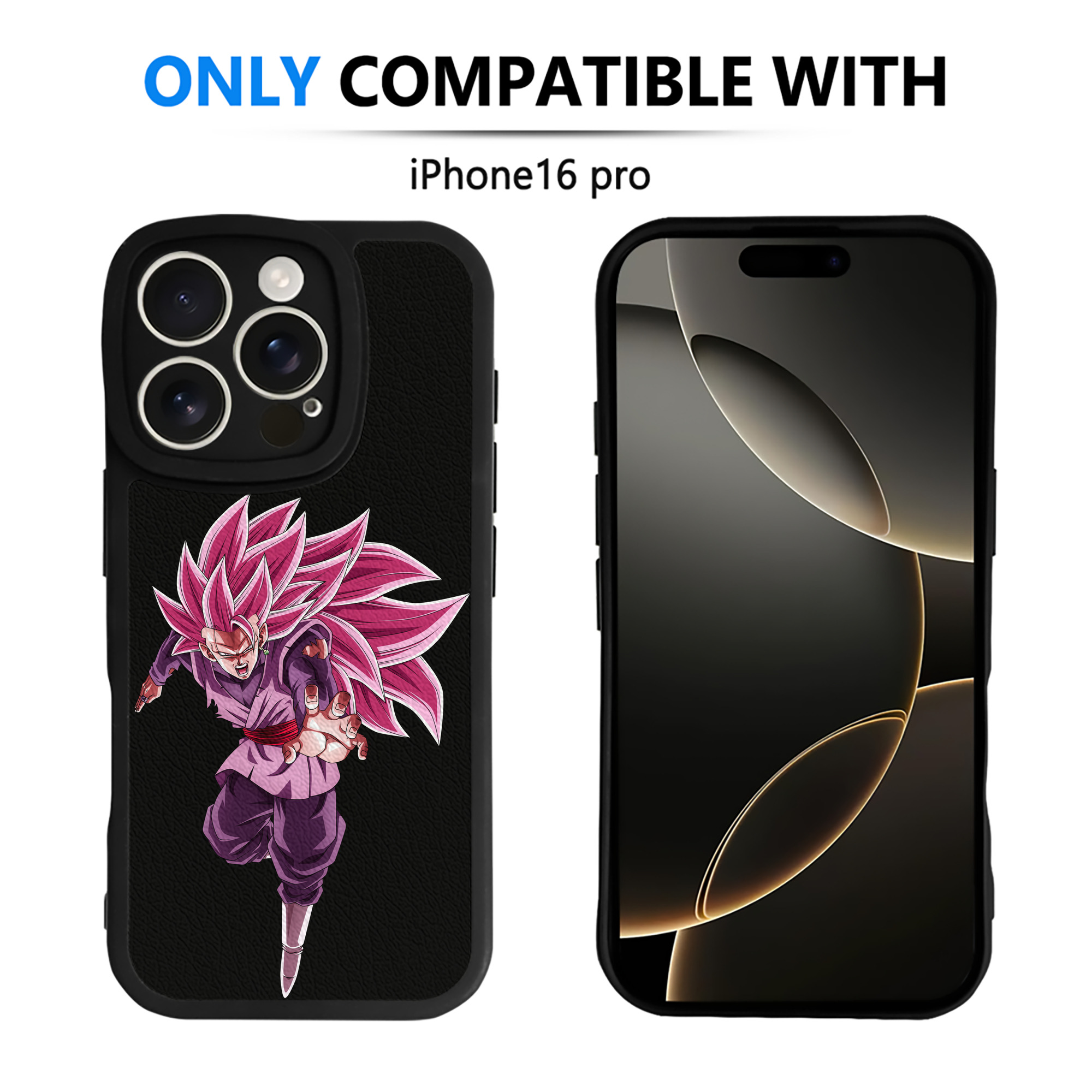 （画像用） ドラゴンボール ベジット DRAGON BALL Vegetto 【iPhone 16シリーズ対応】シリコンスマホケース（レザー調） 材質：シリコン
